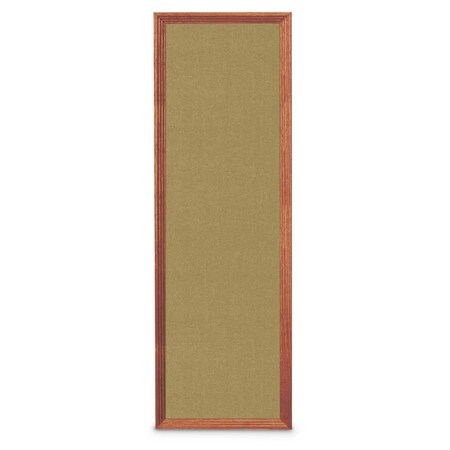 United Visual Products Slim Style Indoor Enclosed Corkboard, 24 UVRDS23SBH-BLACK-APRICOT